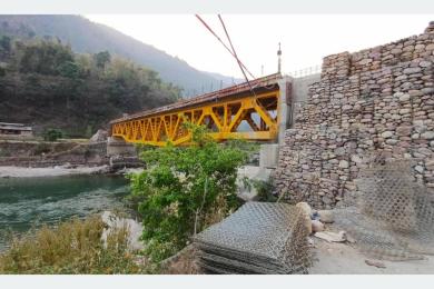 झेँदी पुल निर्माण सम्पन्न